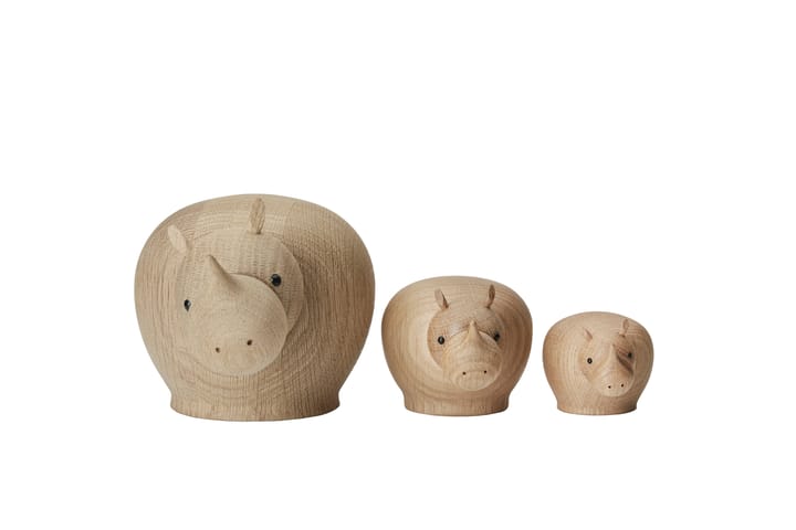 Rinoceronte in legno Rina, Mini Woud