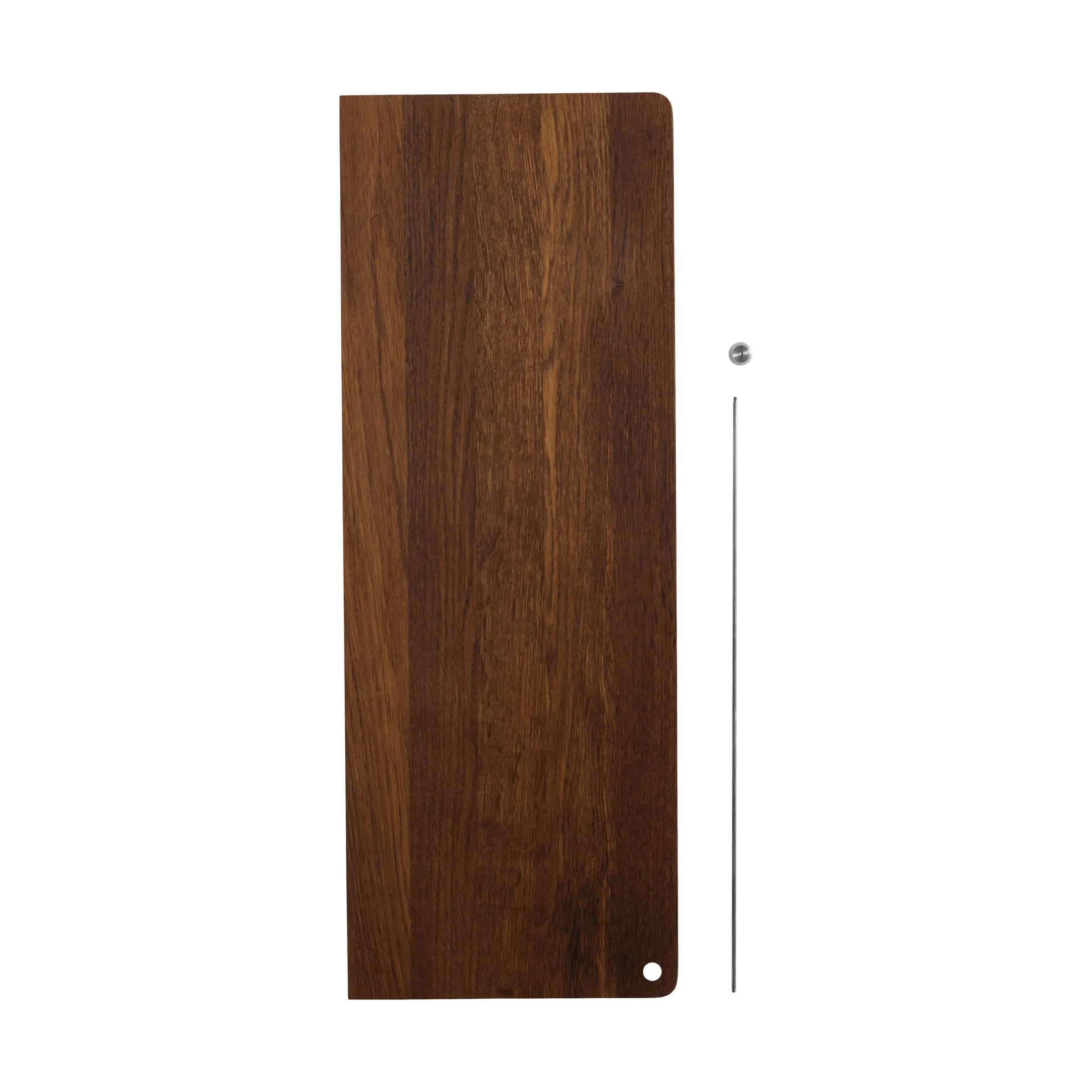 Scaffale aggiuntiva Stedge, Rovere affumicato-acciaio spazzolato Woud