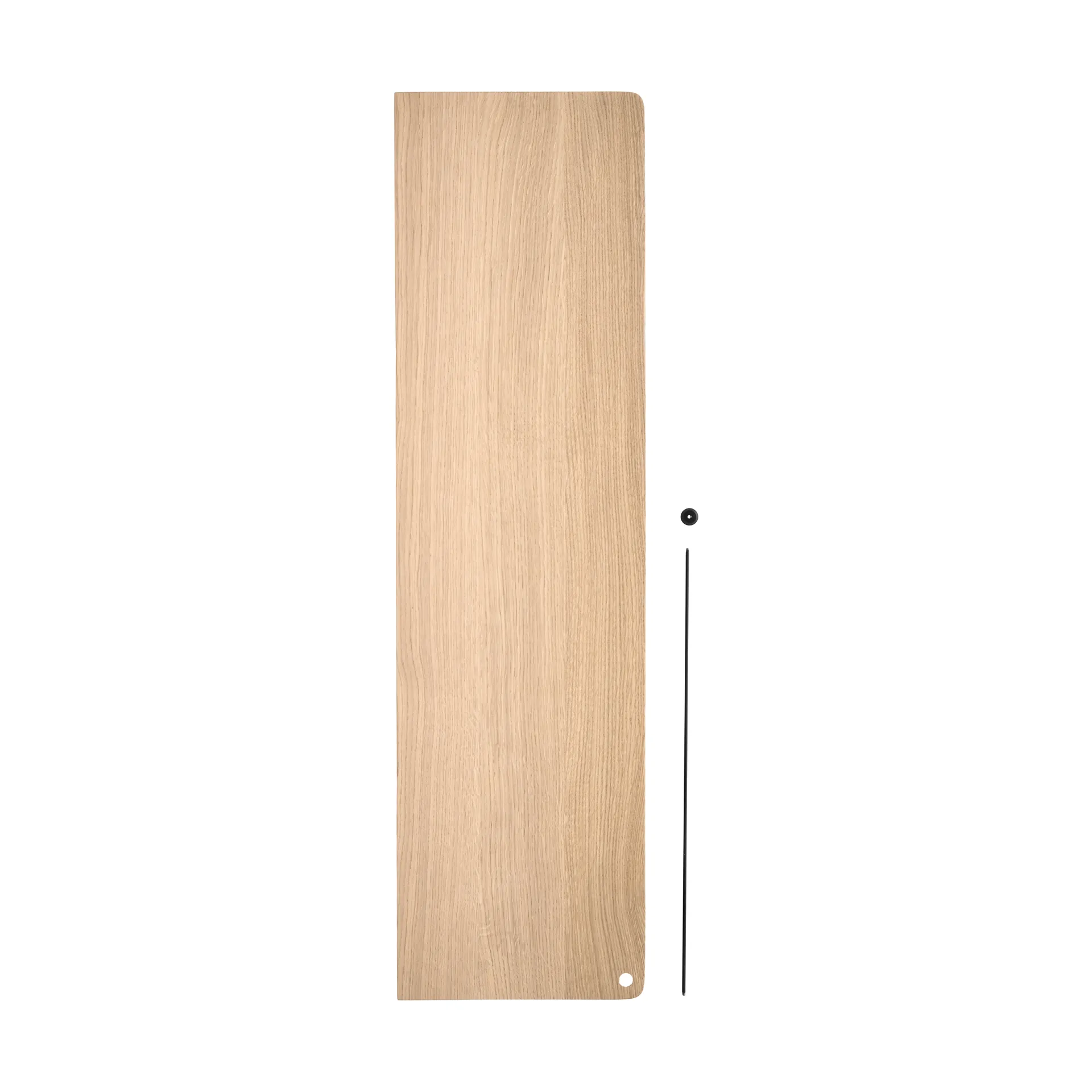 Scaffale aggiuntiva Stedge, Rovere sbiancato-nero, 80 cm Woud