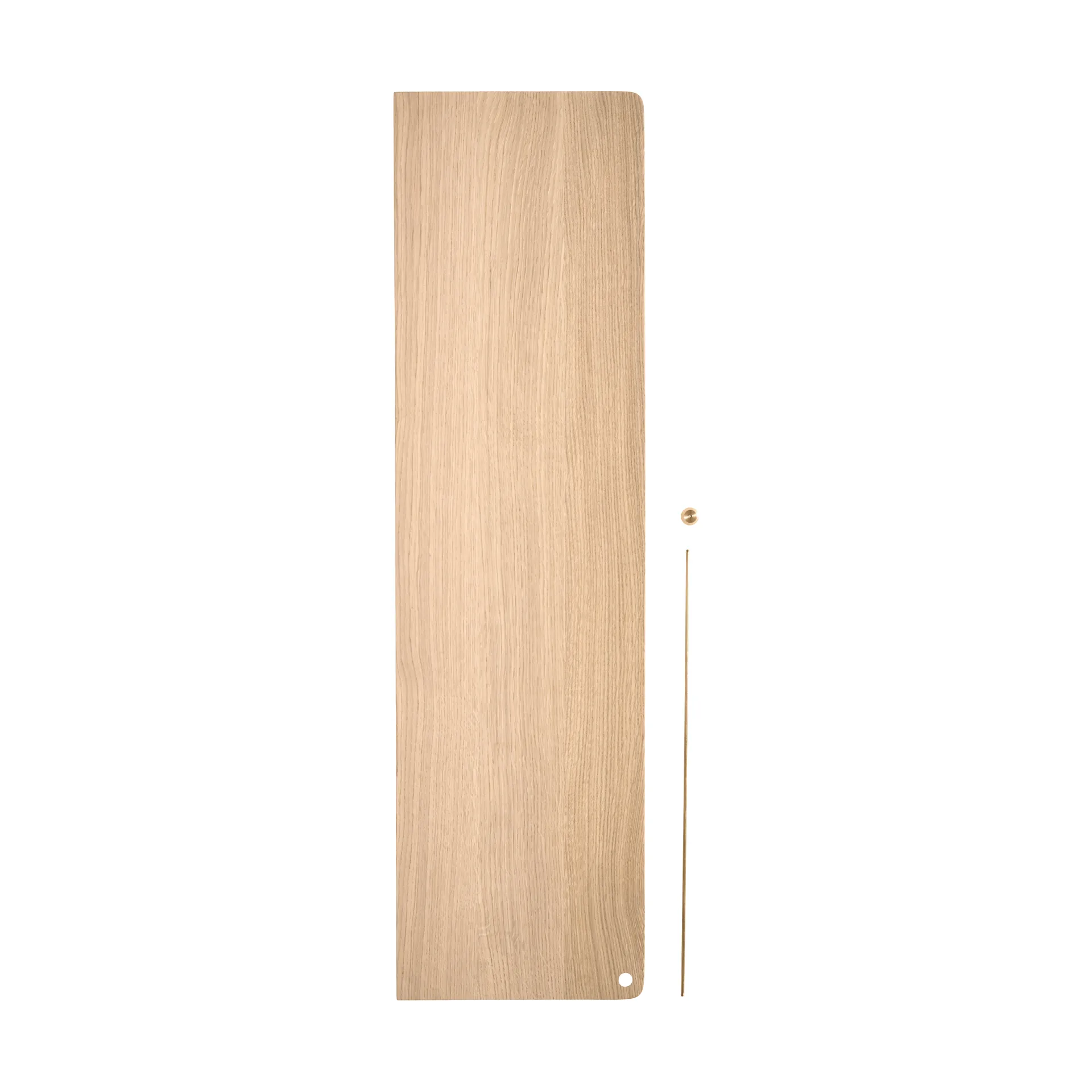 Scaffale aggiuntiva Stedge, Rovere sbiancato-ottone Woud