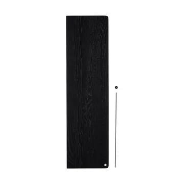 Scaffale aggiuntiva Stedge - Rovere verniciato nero, 80 cm - Woud