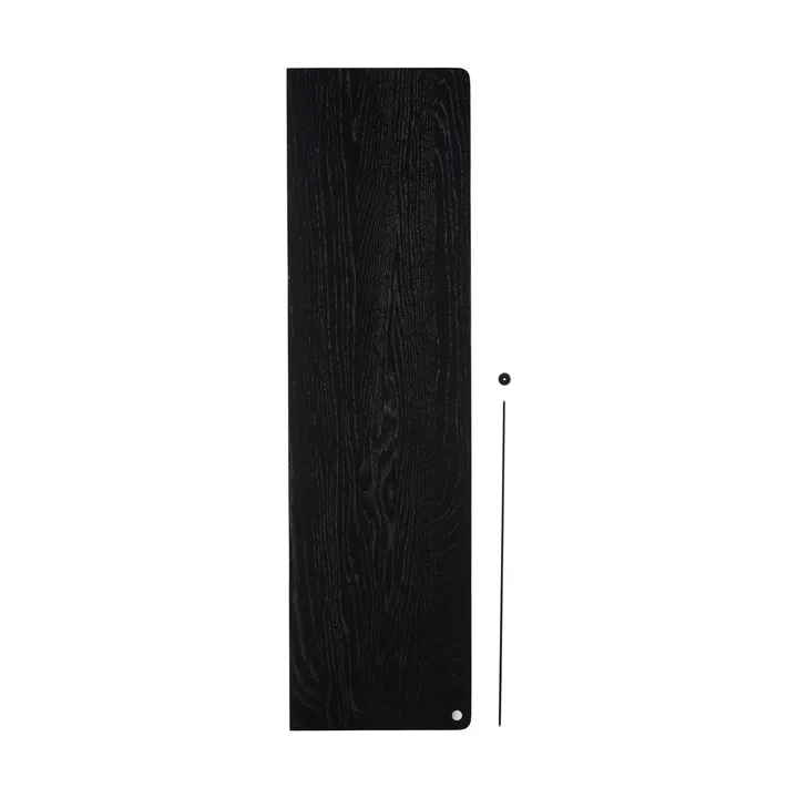 Scaffale aggiuntiva Stedge - Rovere verniciato nero, 80 cm - Woud