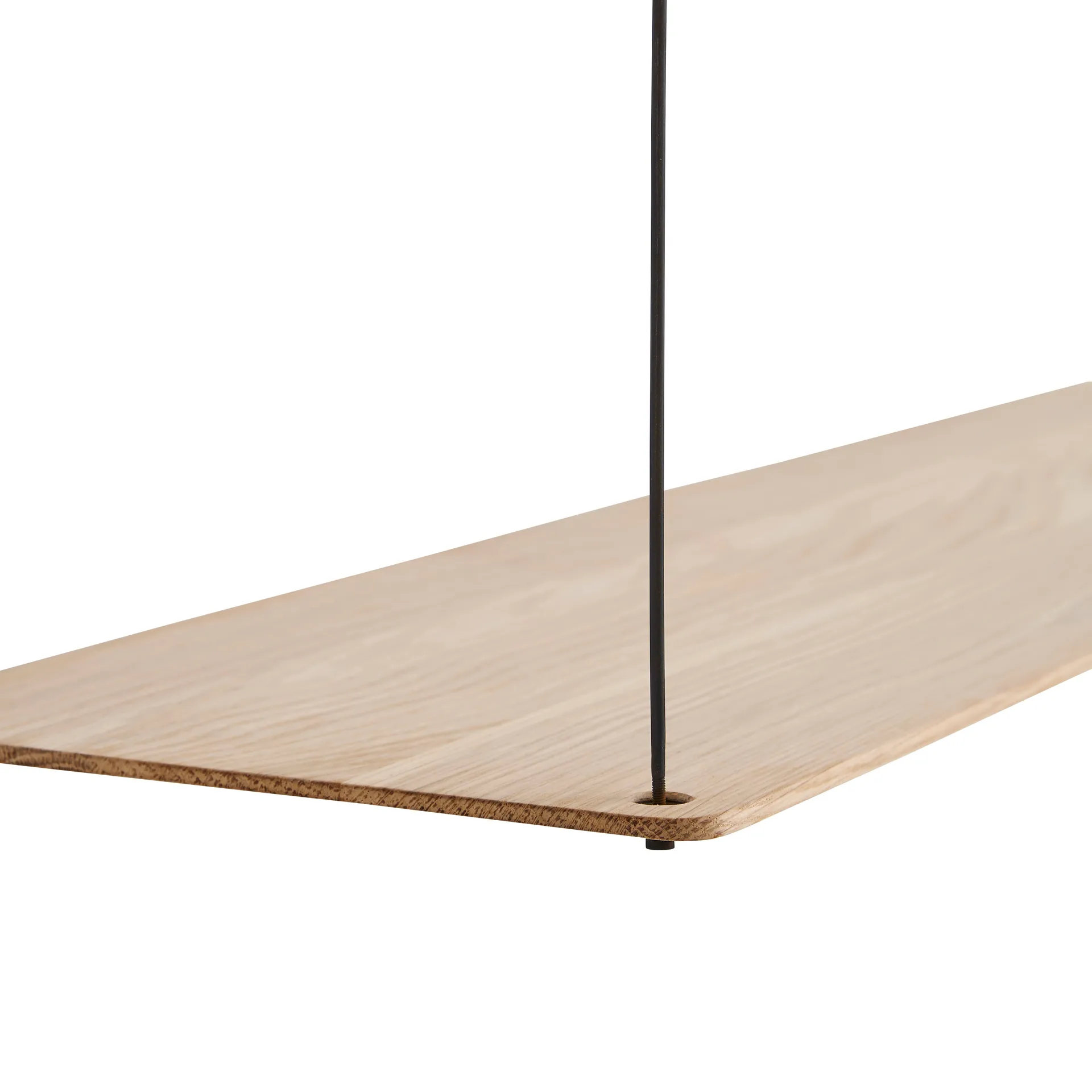Scaffale Stedge, Bianco - rovere pigmentato, 80 cm Woud