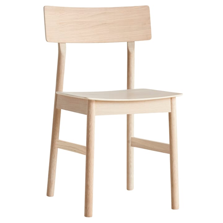 Sedia da pranzo Pause 2.0, rovere tinto bianco Woud