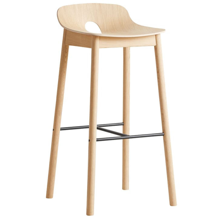Sgabello Mono - Rovere pigmentato bianco - Woud