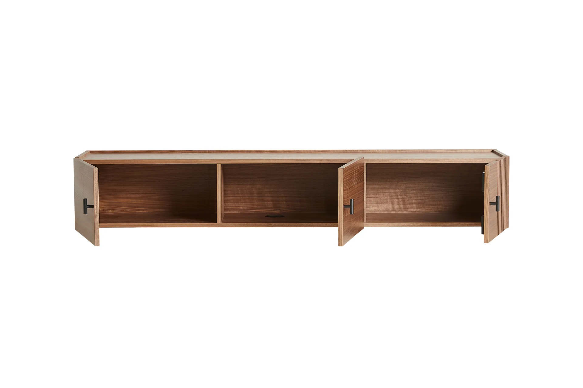Sideboard montato a parete Array, 150 cm, Noce Woud