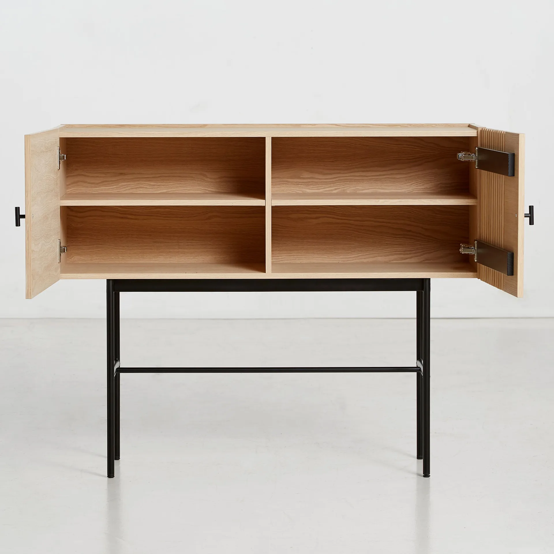 Tavolino Array 120 cm, rovere tinto bianco Woud