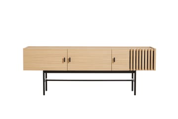Tavolino basso Array, 150 cm - Rovere pigmentato bianco - Woud