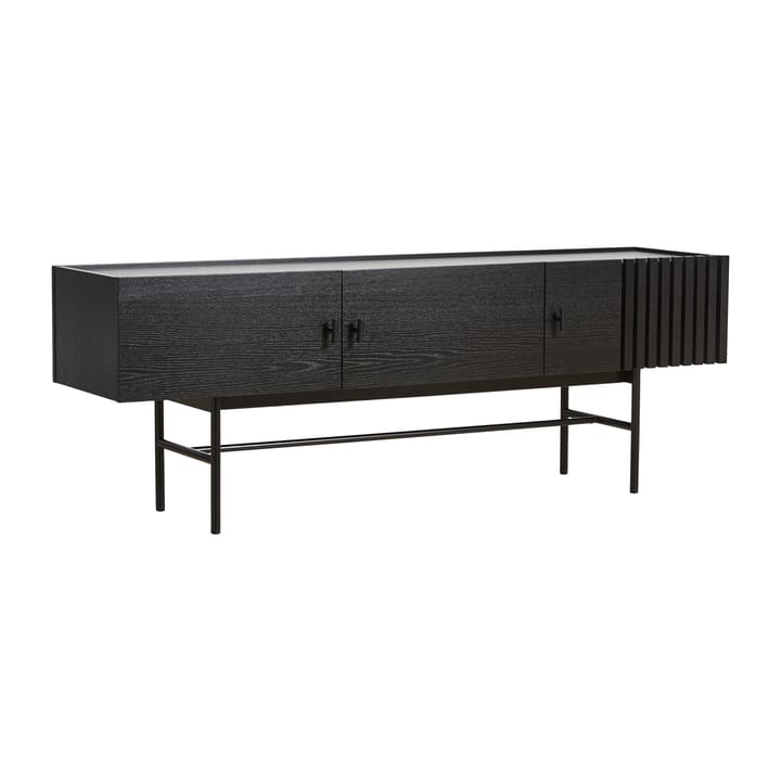 Tavolino basso Array, 150 cm - Rovere tinto nero - Woud
