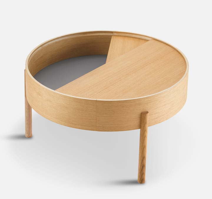 Tavolino da caffè Arc Ø 66 cm, Rovere oliato Woud