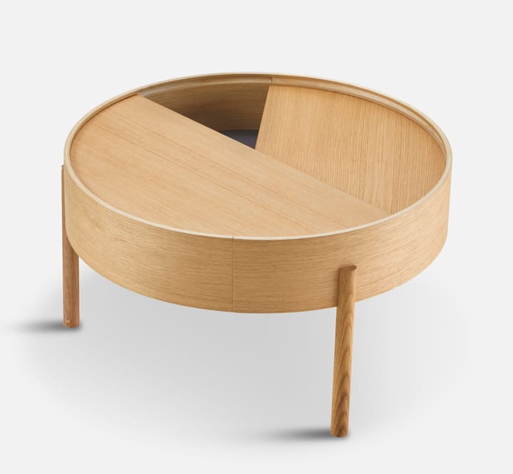 Tavolino da caffè Arc Ø 66 cm, Rovere oliato Woud