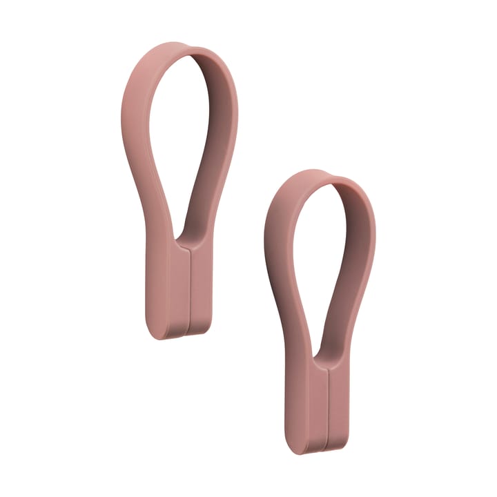 Appendiabiti magnetico Loop 2 pezzi - Peach red - Zone Denmark