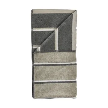 Asciugamano sauna - Eucalyptus-olive green-soft grey, 70x140 cm - Zone Denmark