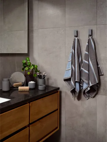 Asciugamano sauna - Grey-blue fog-soft grey, 50x100 cm - Zone Denmark