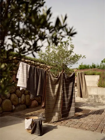 Asciugamano sauna - Grey-blue fog-soft grey, 70x140 cm - Zone Denmark