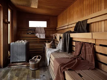 Asciugamano sauna - Grey-blue fog-soft grey, 70x140 cm - Zone Denmark