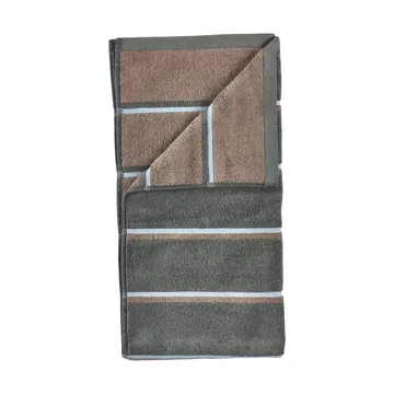 Asciugamano sauna - Olive green-taupe-blue fog, 50x100 cm - Zone Denmark