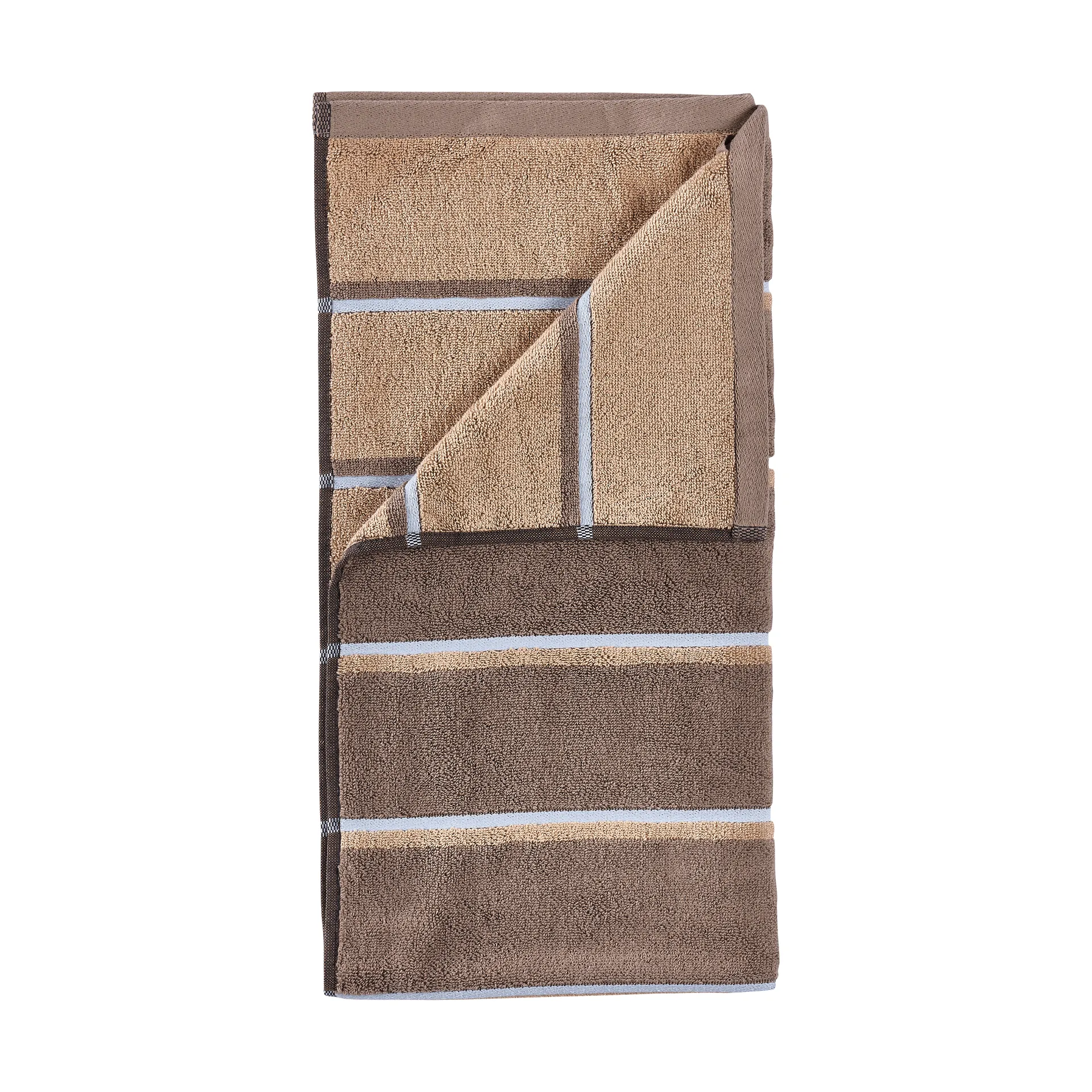 Asciugamano sauna, Taupe-camel-sky blue, 50x100 cm Zone Denmark