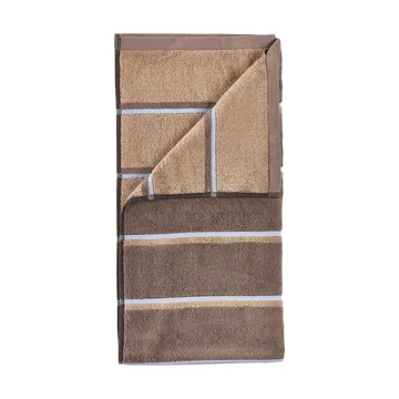 Asciugamano sauna - Taupe-camel-sky blue, 50x100 cm - Zone Denmark