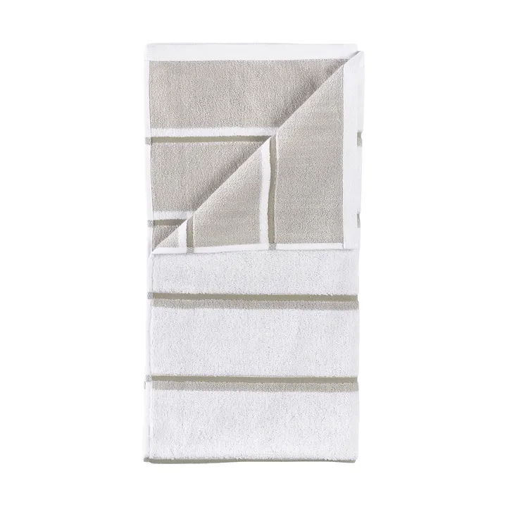 Asciugamano sauna - White-soft grey-eucalyptus, 50x100 cm - Zone Denmark