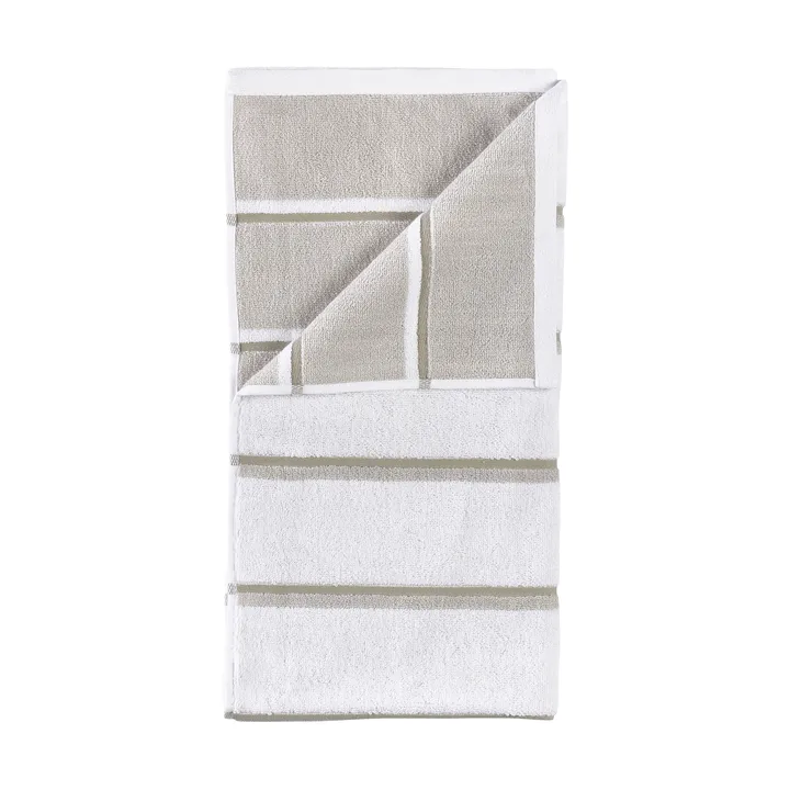 Asciugamano sauna - White-soft grey-eucalyptus, 70x140 cm - Zone Denmark