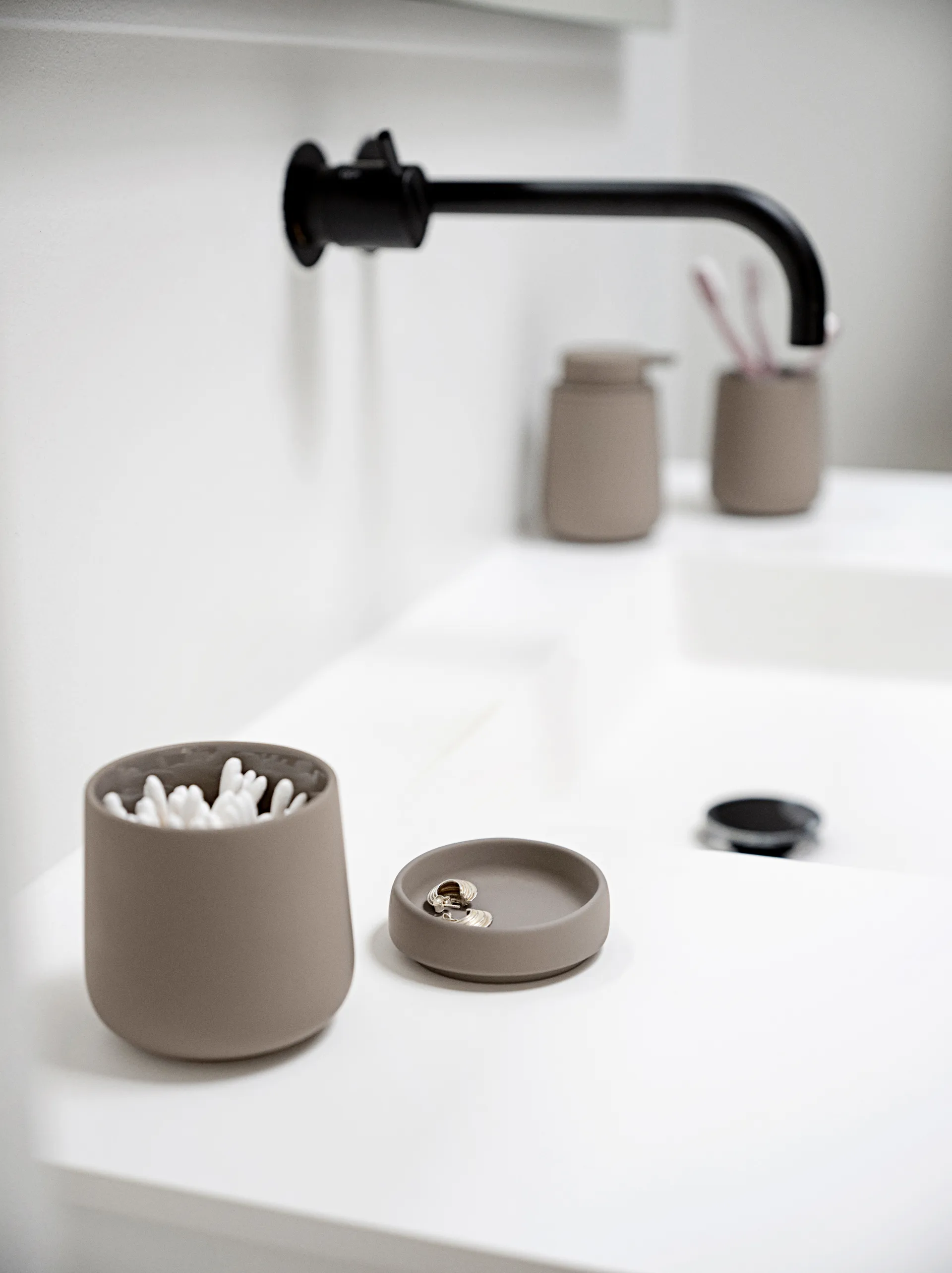 Barattolo Nova One con coperchio da 290 ml, Taupe Zone Denmark