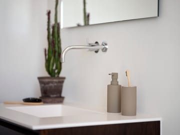 Bicchiere per spazzolino Solo  - Taupe - Zone Denmark
