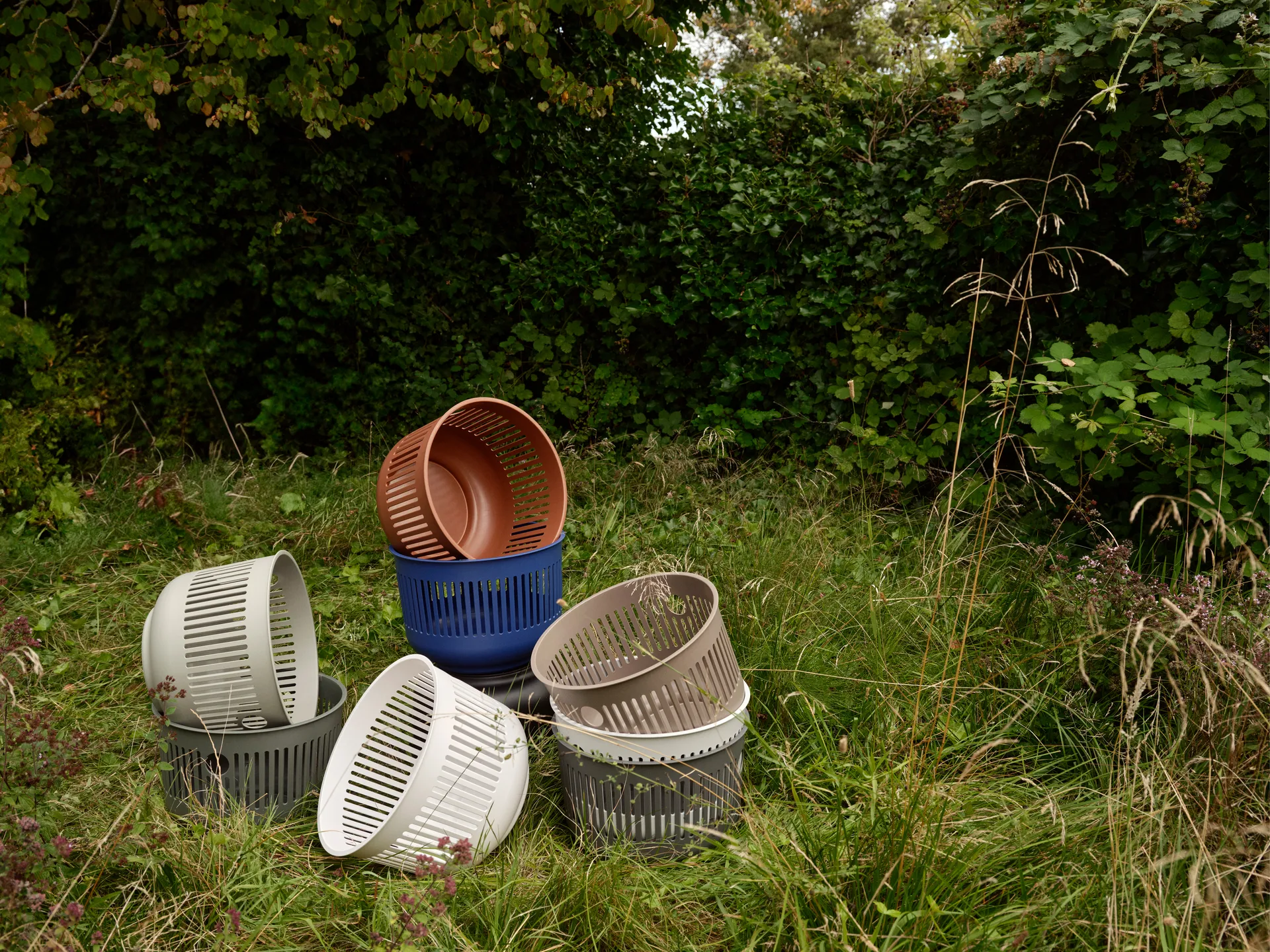 Cesta per biancheria Ume Ø40x29 cm, Terracotta Zone Denmark