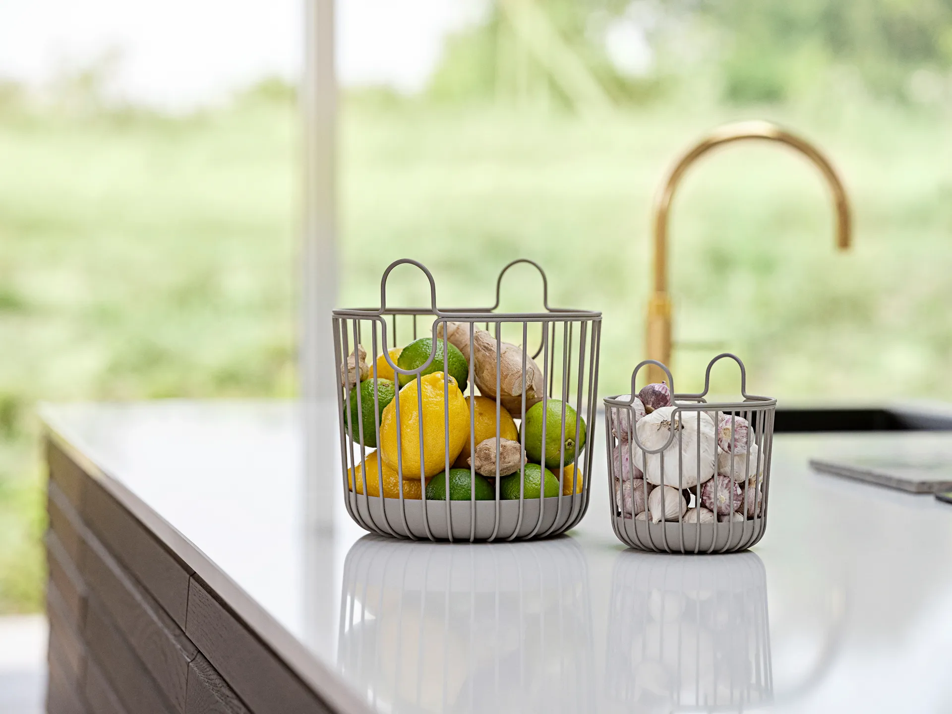 Cesto Inu 20x20 cm, Taupe Zone Denmark