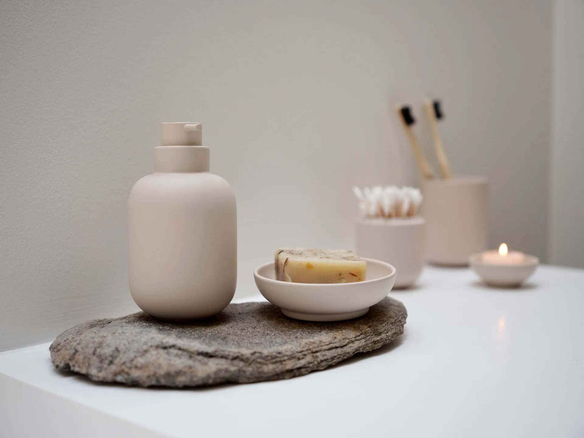 Contenitore con coperchio Sensu Ø10,5x7,5 cm, Sand Zone Denmark