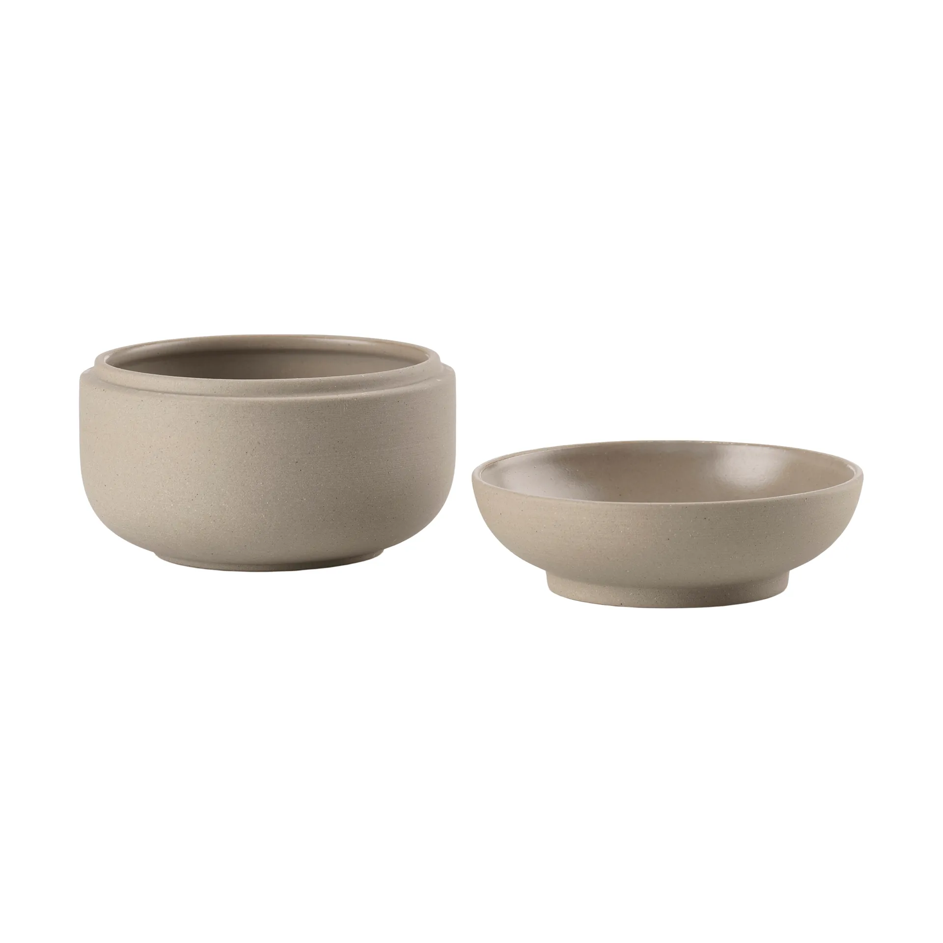 Contenitore con coperchio Sensu Ø10,5x7,5 cm, Taupe Zone Denmark