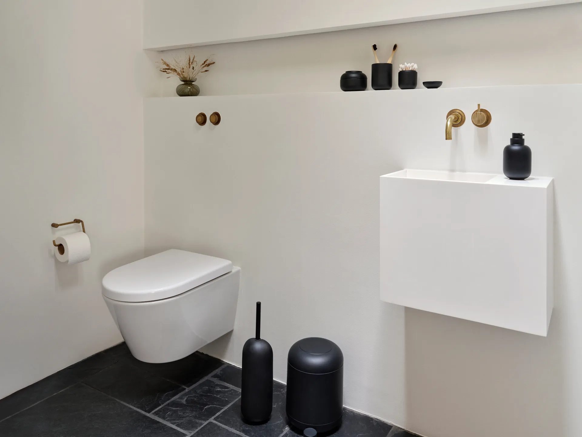 Contenitore con coperchio Sensu Ø6,5x9 cm, Nero Zone Denmark