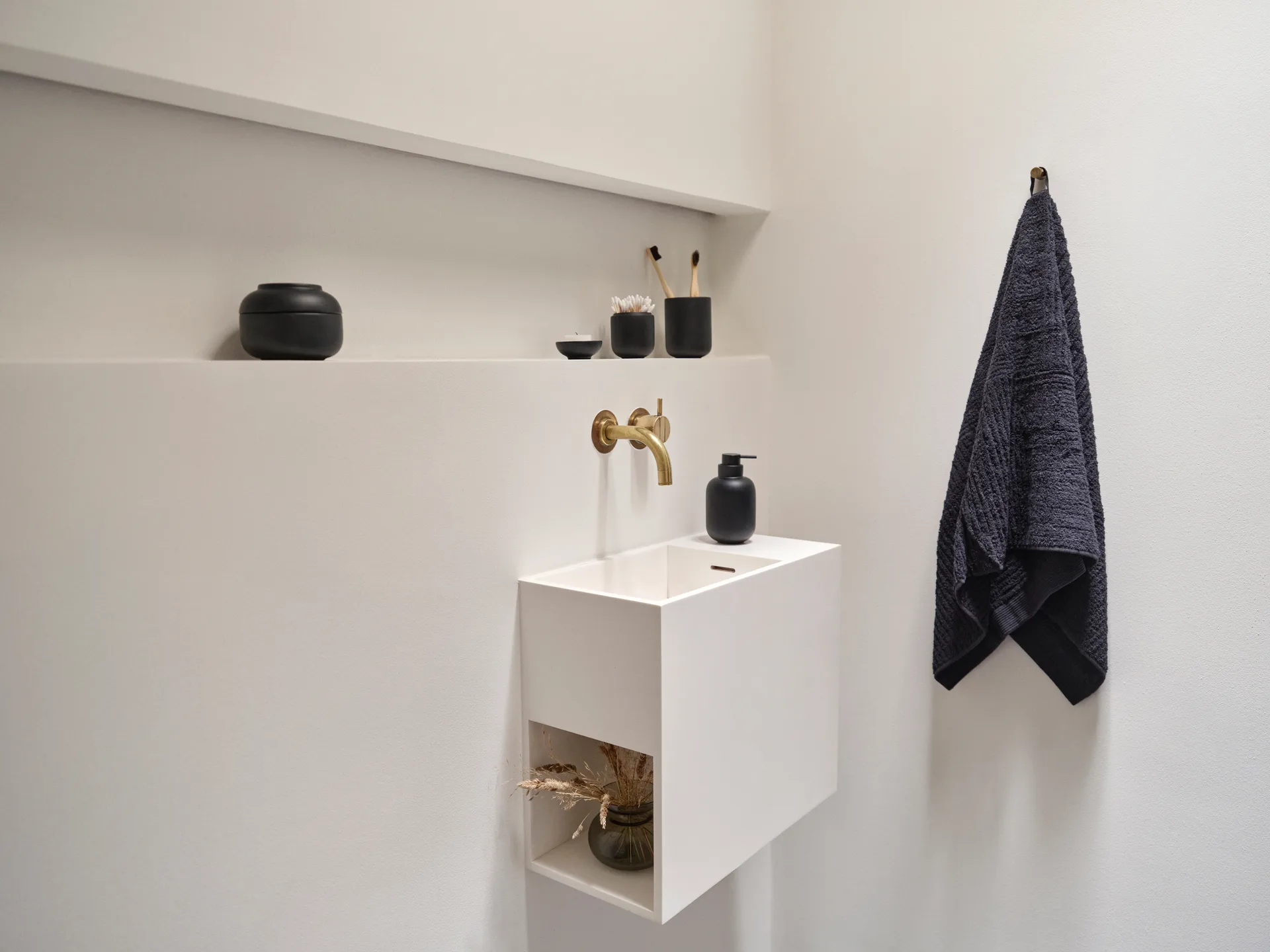 Contenitore con coperchio Sensu Ø6,5x9 cm, Nero Zone Denmark