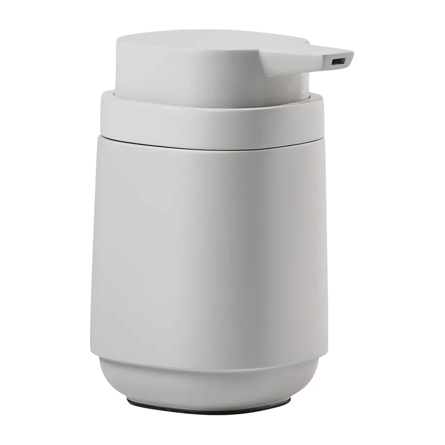 ZELLER Dispenser Sapone Liquido Da Cucina O Bagno In Plastica - Colore Antracite, Capacità 250ml, Design Quadrato Con Apertura Ampia - 7.3x9.4x12.1cm - 2