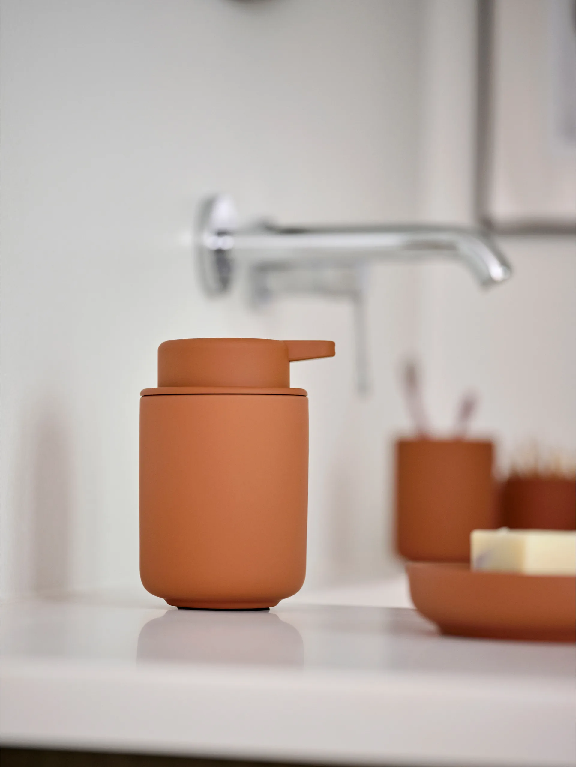 Dispenser per sapone Ume, Terracotta Zone Denmark