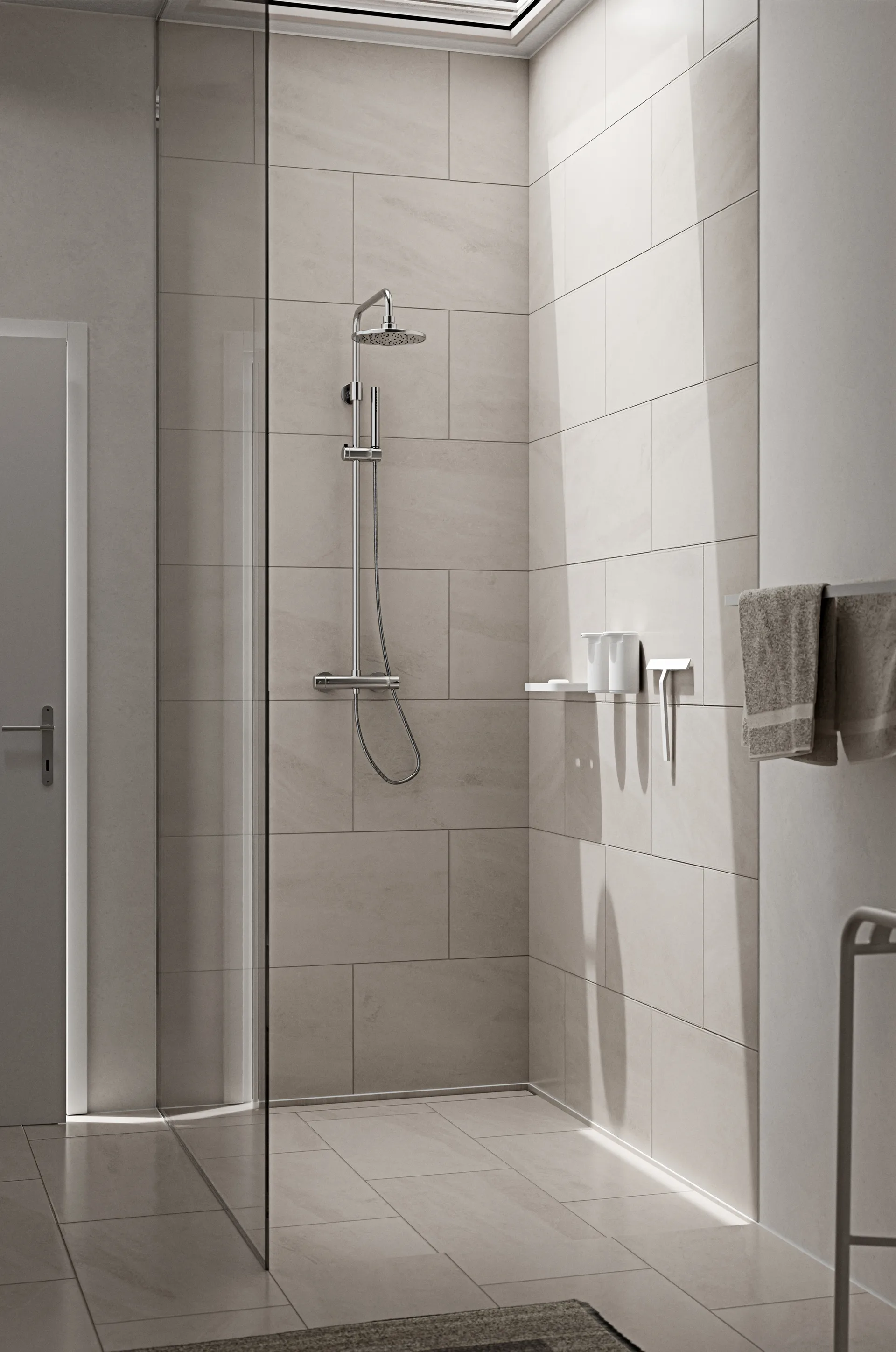 Distributore di sapone RIM - a parete, 14,4 cm, Bianco Zone Denmark