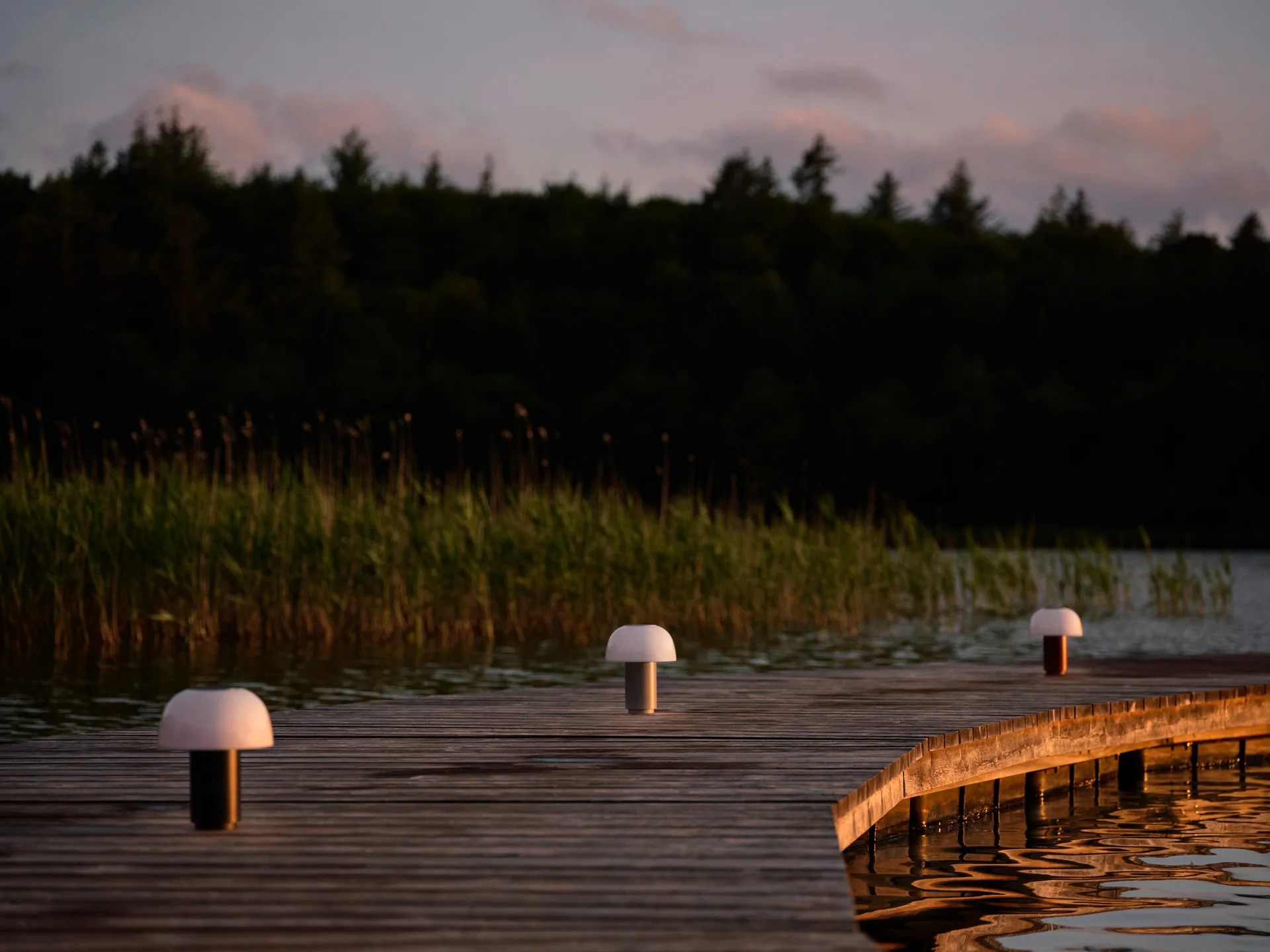 Lampada da tavolo portatile Harvest Moon 22 cm, Warm grey Zone Denmark