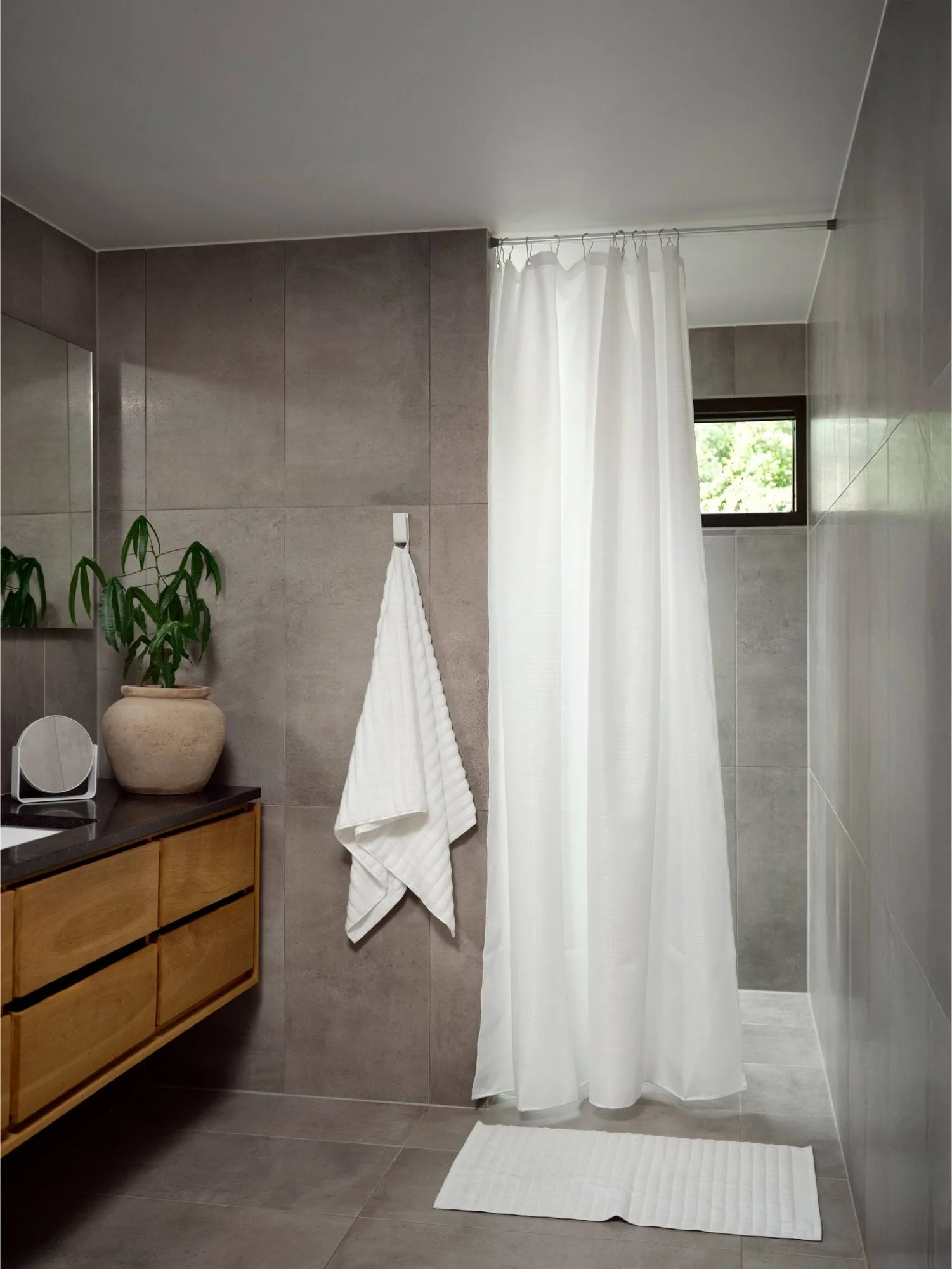 Lux tenda doccia, White, 180x220 cm Zone Denmark