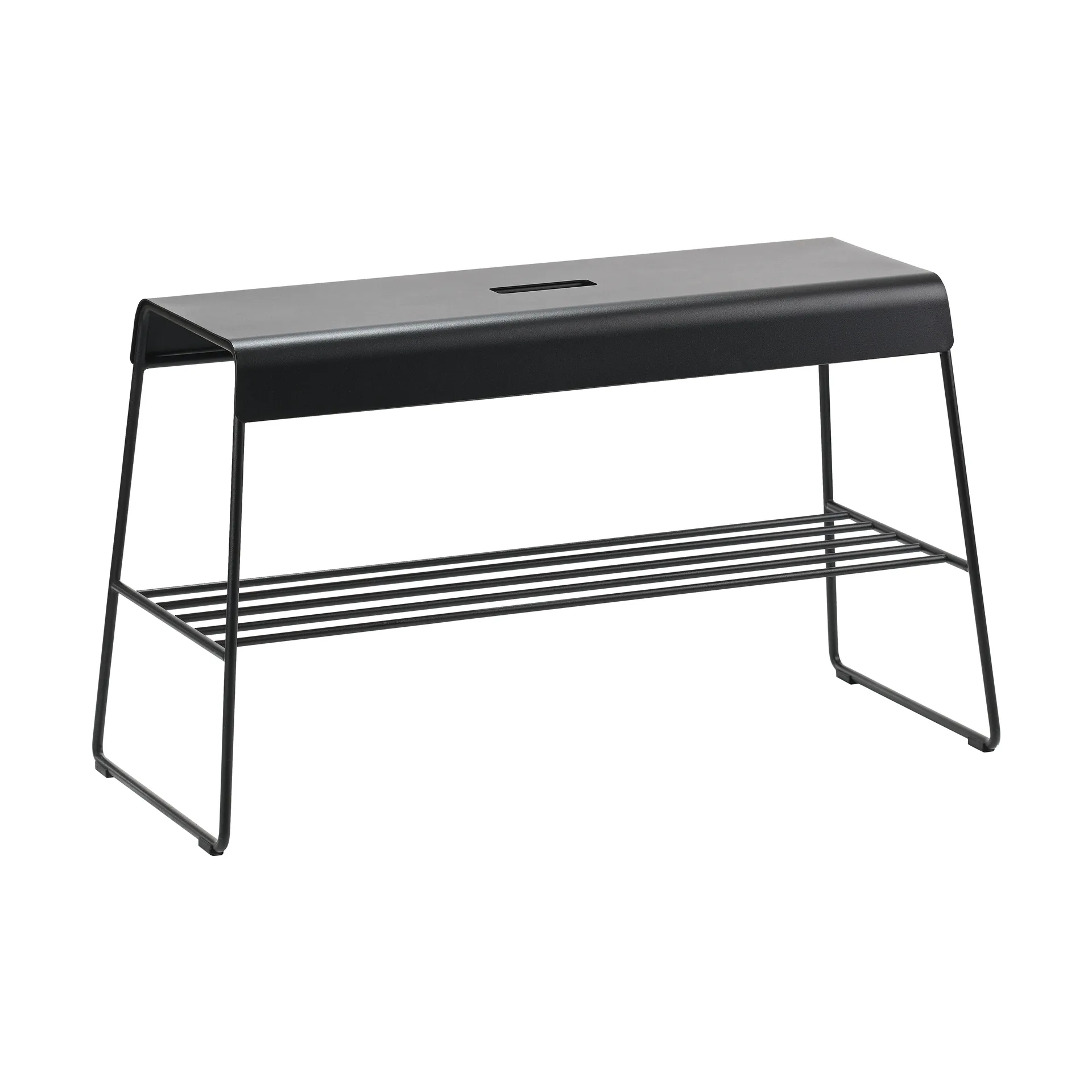 Panchina da esterno A-bench con ripiano 45 cm, Nero Zone Denmark