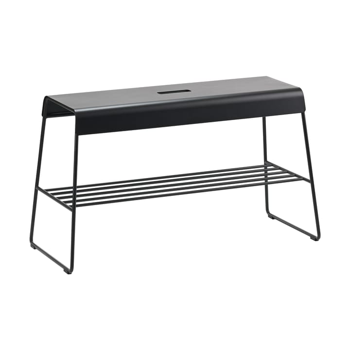 Panchina da esterno A-bench con ripiano 45 cm - Nero - Zone Denmark