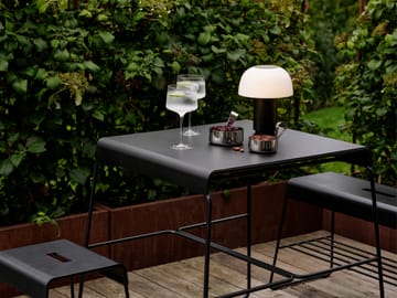 Panchina da esterno A-bench con ripiano 45 cm - Nero - Zone Denmark