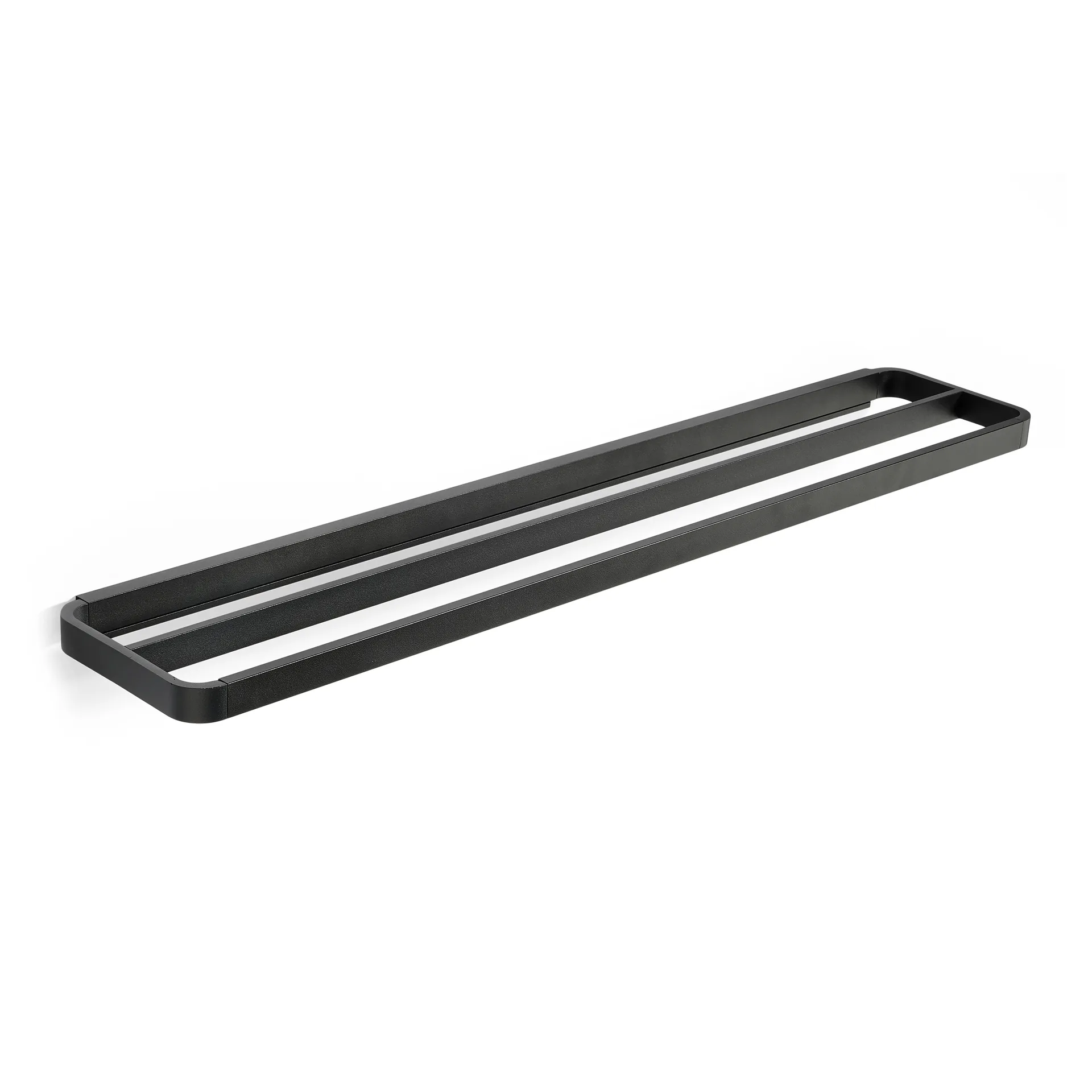 Porta asciugamani RIM doppio 12x70 cm, Nero Zone Denmark