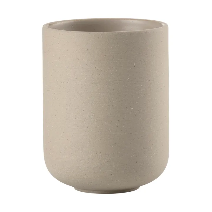 Porta spazzolini Sensu Ø7,4x9,5 cm - Taupe - Zone Denmark