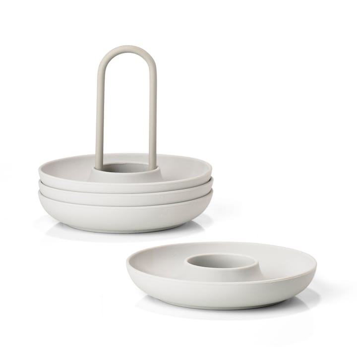 Portauovo con supporto Singles, Warm grey Zone Denmark
