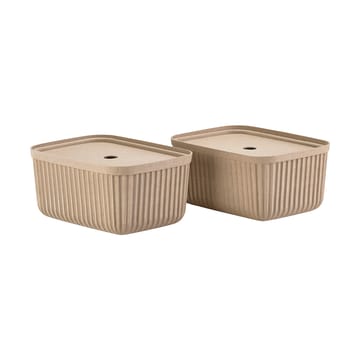 Scatola per conservazione Pulp 23x32 cm confezione da 2 - Marrone Naturale - Zone Denmark