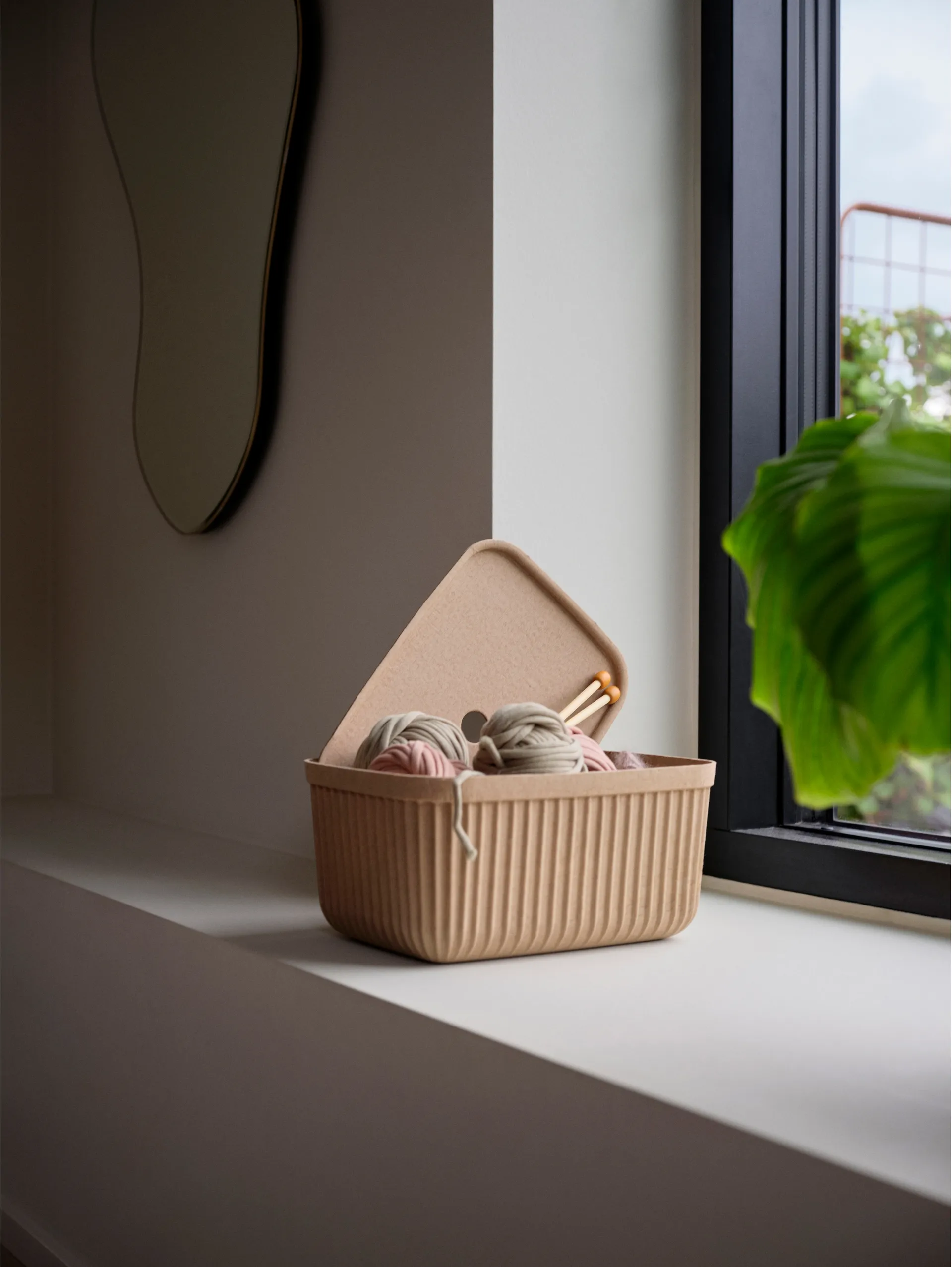 Scatola per conservazione Pulp 23x32 cm confezione da 2, Marrone Naturale Zone Denmark