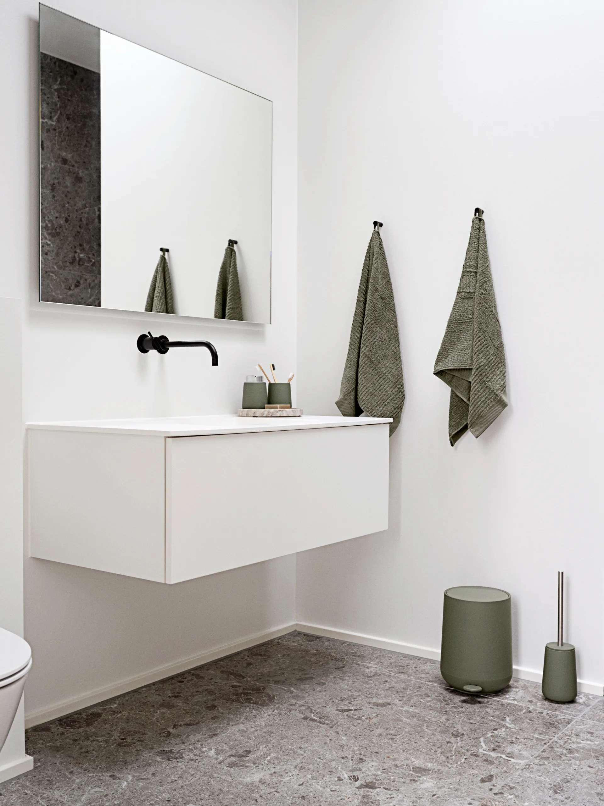 Scopino per WC Nova, Olive green Zone Denmark