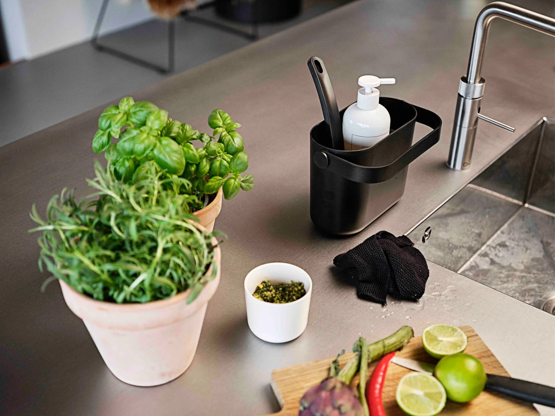 Set lavapiatti Circular, 3 pezzi, Nero Zone Denmark