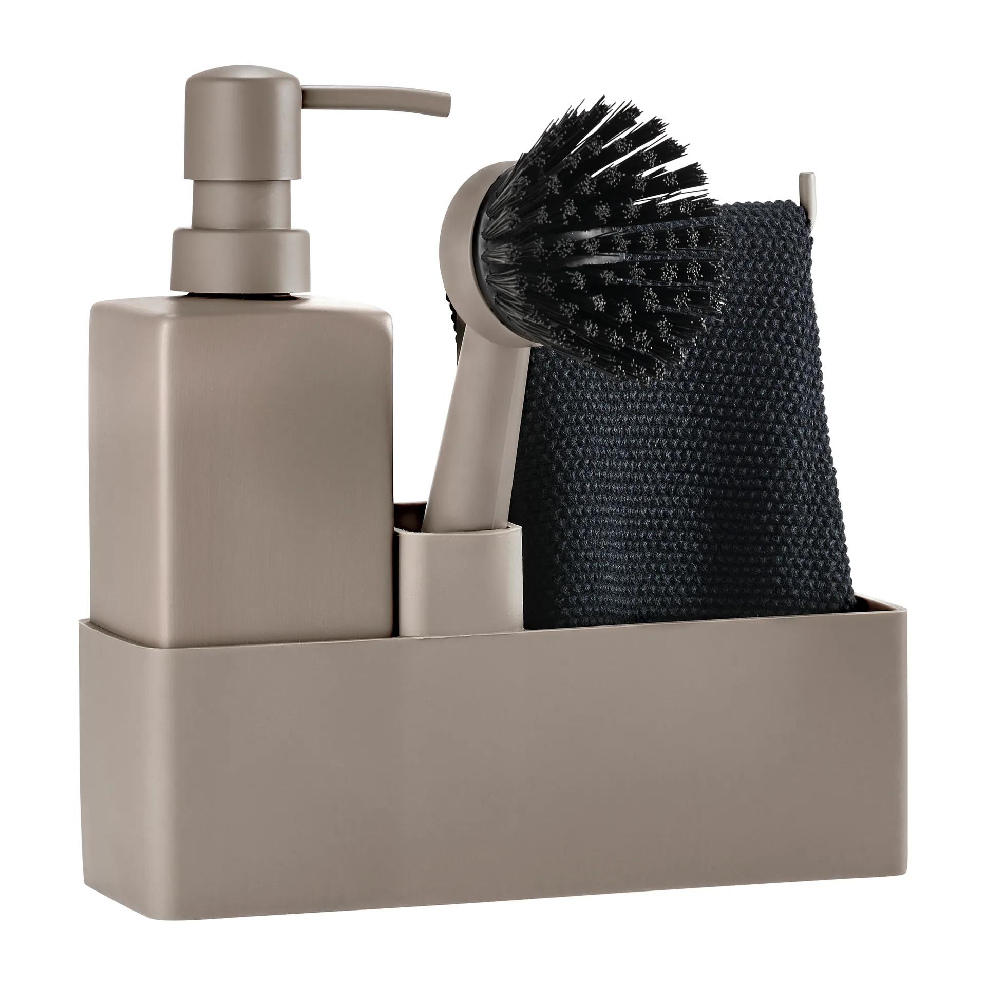 Set per lavare i piatti con strofinaccio Zone Denmark, Grigio talpa Zone Denmark