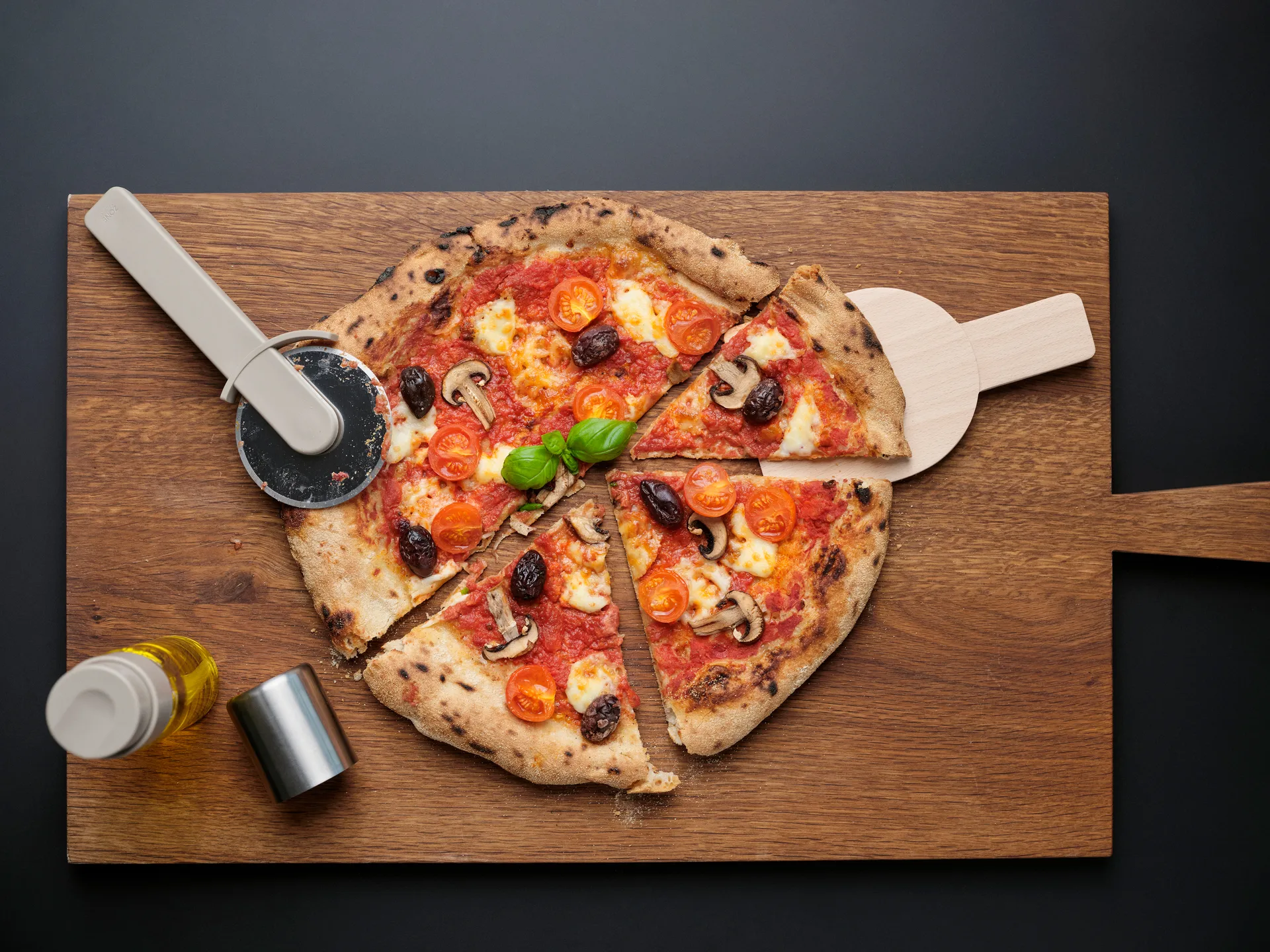 Set pizza Singles 3 pezzi, Morbido taupe Zone Denmark